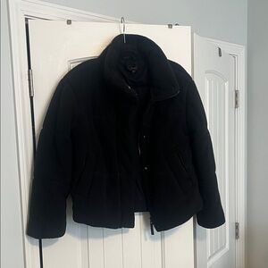 Quince black Sherpa jacket women’s medium